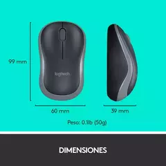 KIT TECLADO Y MOUSE BLUETOOTH INALÁMBRICO LOGITECH MK270 ESPAÑOL LATINOAMERICA NEGRO - tienda online