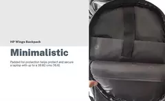 MOCHILA HP PARA NOTEBOOK DE 15.6 MODELO URBANA COLOR NEGRO/GRIS - Flux Solutions