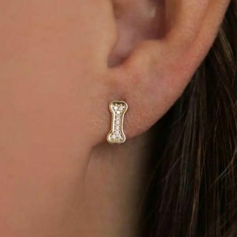 Osso de cachorro cravejado