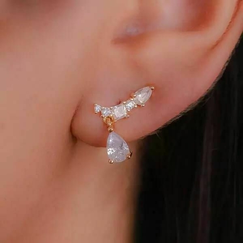 Mini Ear Cuff com Gota