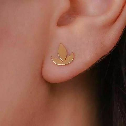 Brinco folha Chapa Lisa