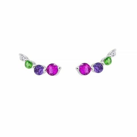 Brinco mini earcuff colorido