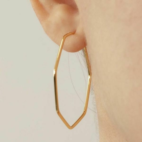 Argola Hexagonal Media