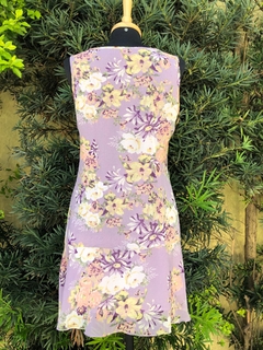 FARM - VESTIDO LILÁS FLORAL - Maria Madame Desapegos - Multimarcas e Luxo!