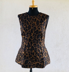 CAROLINA HERRERA - BLUSA ANIMAL PRINT - P