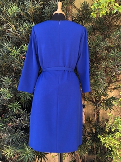 TAHARI - VESTIDO AZUL - M na internet