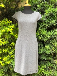 MOB - VESTIDO TEXTURA CINZA - P