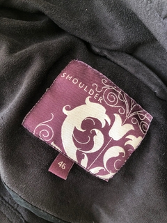 Imagem do SHOULDER - CASACO CHAMOIS PRETO