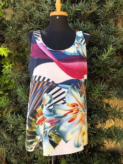 MOB - BLUSA REGATA ESTAMPADA