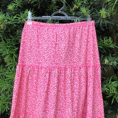 LETÉ - SAIA ANIMAL PRINT ROSA - M na internet