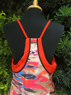 CANAL - VESTIDO ESTAMPADO TULE - M - loja online