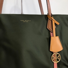 TORY BURCH - BOLSA NYLON VERDE na internet