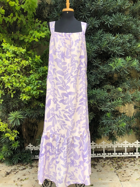 ESMERAL - VESTIDO ESTAMPA ROXA