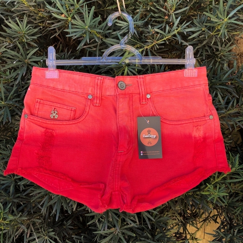 JOHN JOHN - SHORT VERMELHO DEGRADÊ