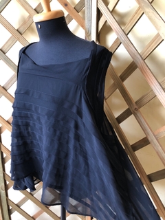 ANIMALE - BLUSA PRETA CAMADAS - 42 na internet
