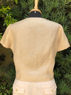 MIXED - CROPPED DOURADO na internet