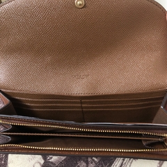 COACH - CARTEIRA SLIM ENVELOPE MARROM na internet
