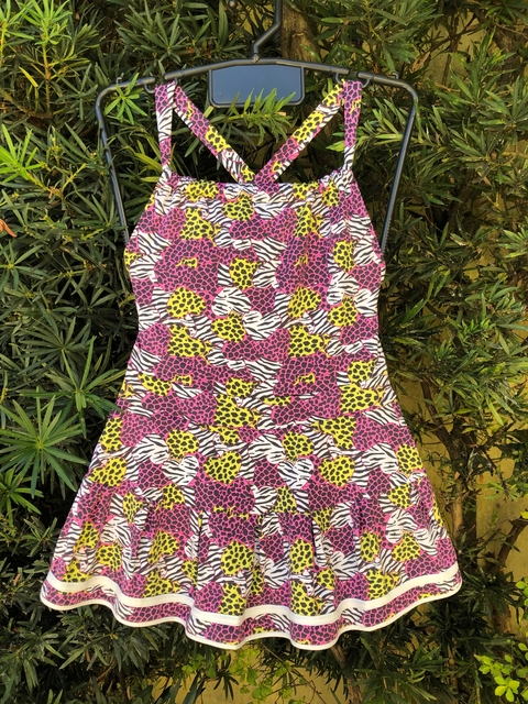 SEM MARCA - VESTIDO ANIMAL PRINT - P
