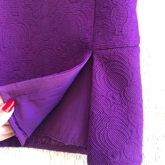 YVES SAINT LAURENT - SAIA ROXA - 40 - Maria Madame Desapegos - Multimarcas e Luxo!