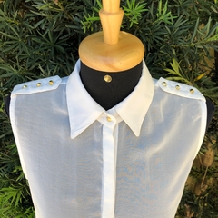 FARM - BLUSA CROPPED BRANCA - P - comprar online