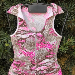 GAROTA FIT - VESTIDO ANIMAL PRINT - P - comprar online