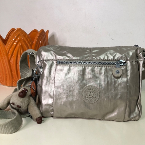 KIPLING - BOLSA METALIZADA