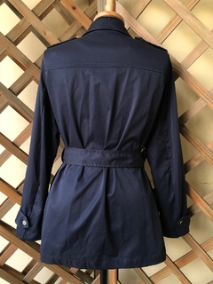 ZARA BASIC - CASACO MARINHO - Maria Madame Desapegos - Multimarcas e Luxo!
