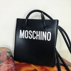 MOSCHINO - BOLSA TOTE MINI PRETA