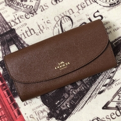 COACH - CARTEIRA SLIM ENVELOPE MARROM
