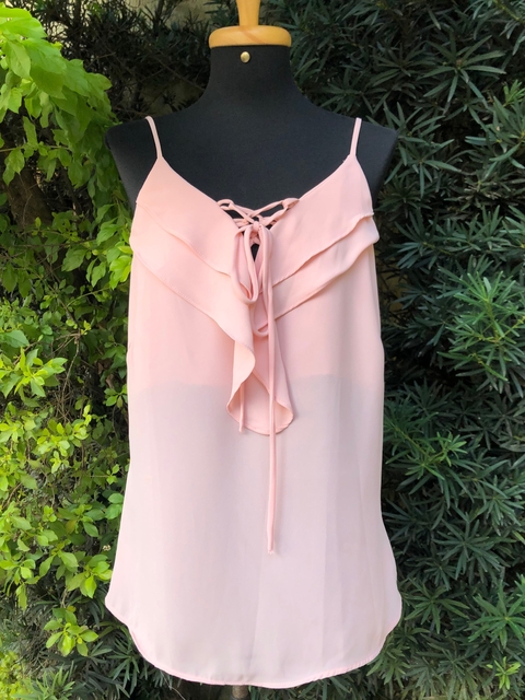 JUNI - BLUSA ROSA BABADOS - M