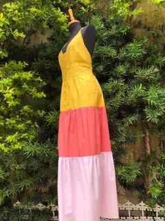 TALITA KUME - VESTIDO COLOR BLOCK - 38 na internet
