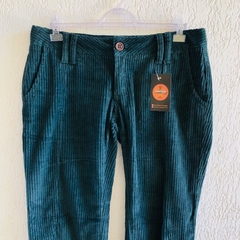 MOB - CALÇA DE VELUDO VERDE - 40 - comprar online