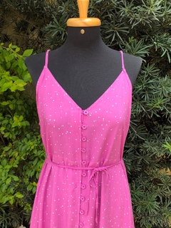 FINA FLOR - VESTIDO ROSA POÁ - G - comprar online