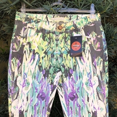 BOBSTORE - CALÇA JEANS ESTAMPADA - comprar online