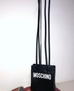 MOSCHINO - BOLSA TOTE MINI PRETA