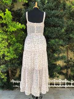 ESMERAL - VESTIDO BEGE FLORAL - loja online