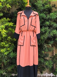 GARNUS - VESTIDO BICOLOR - P