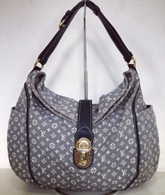 LOUIS VUITTON - BOLSA ROMANCE AZUL - Maria Madame Desapegos - Multimarcas e Luxo!
