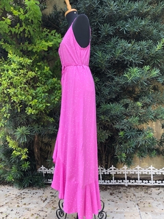 FINA FLOR - VESTIDO ROSA POÁ - G - Maria Madame Desapegos - Multimarcas e Luxo!