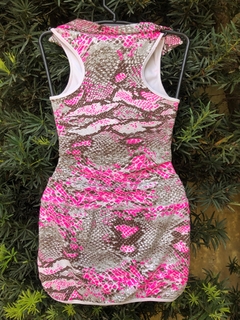 GAROTA FIT - VESTIDO ANIMAL PRINT - P na internet