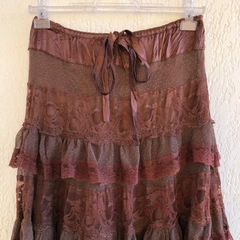 SEM MARCA - SAIA FRANCESA EM RENDA - P - comprar online