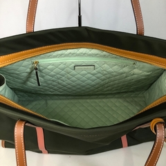 TORY BURCH - BOLSA NYLON VERDE - comprar online