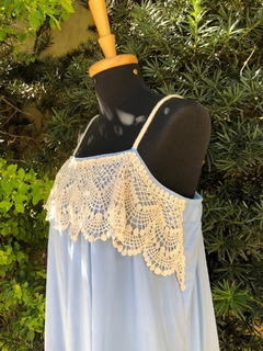 ESMERAL - VESTIDO LONGO AZUL BEBÊ na internet