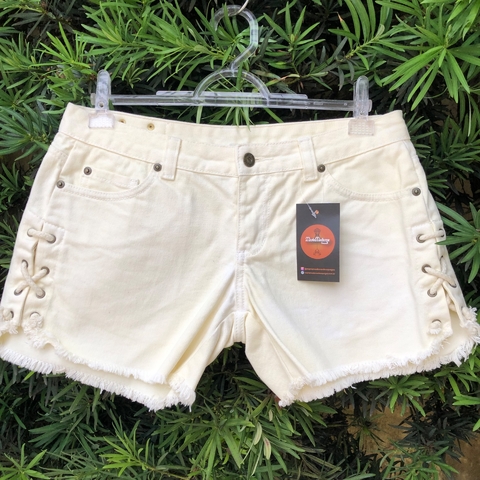 GUARANÁ BRASIL - SHORT JEANS AMARELO - 38