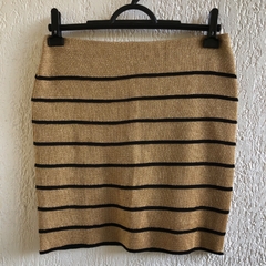 MORENA ROSA - SAIA TRICOT DOURADA - comprar online