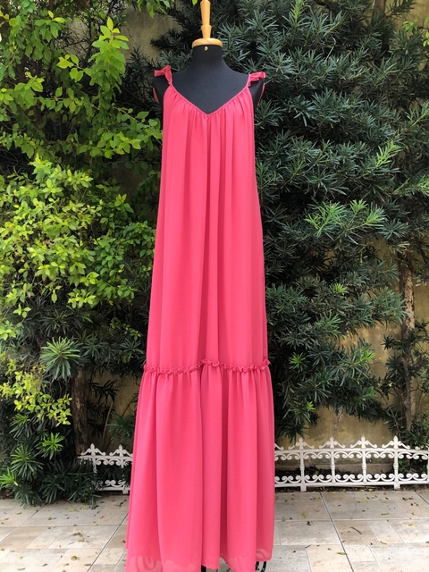 ESMERAL - VESTIDO LONGO ROSA