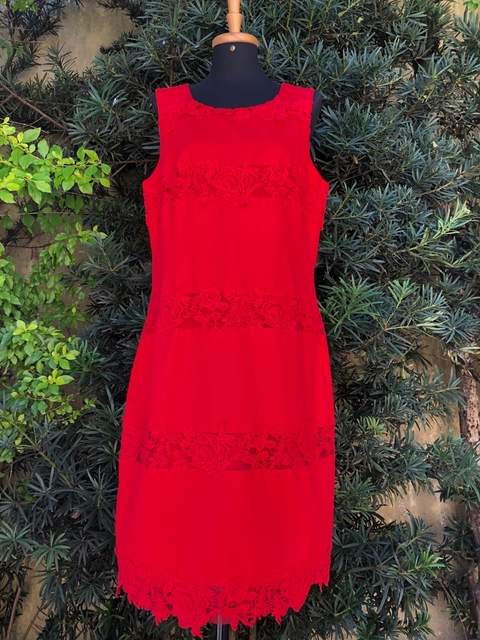 COTTON COLORS - VESTIDO VERMELHO