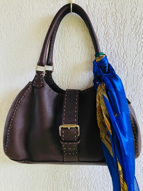 FENDI - BOLSA MARROM CAFÉ
