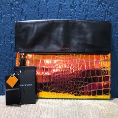 EMPORIO ARMANI - CLUTCH CROCCO LAMINAT - comprar online