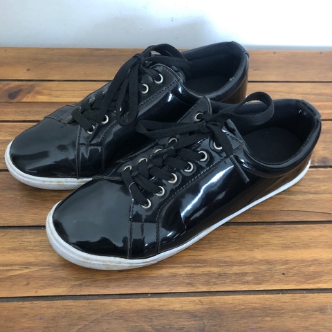 CORELLO - TÊNIS PRETO VERNIZ - 36